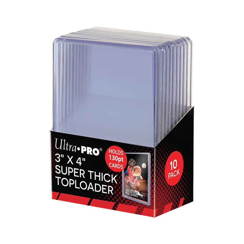 Ultra PRO 3" x 4" Super Thick 130PT Toploaders (10ct)