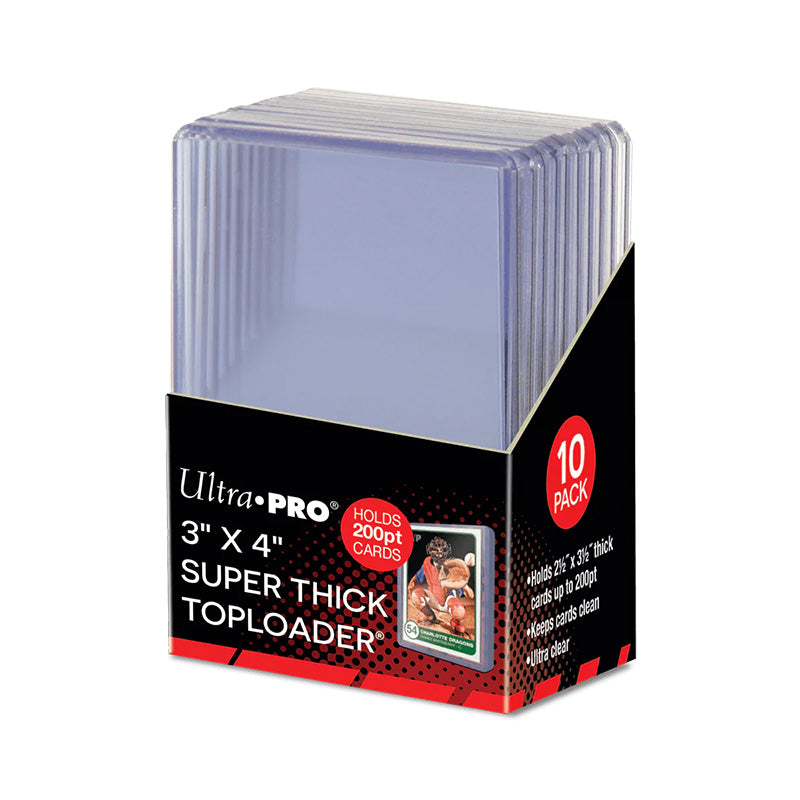 Ultra PRO 3" x 4" Super Thick 200PT Toploaders (10ct)