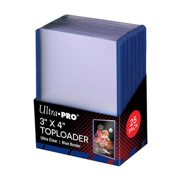 Ultra PRO 3" x 4" Color Border Toploaders (25ct) for Standard Size Cards